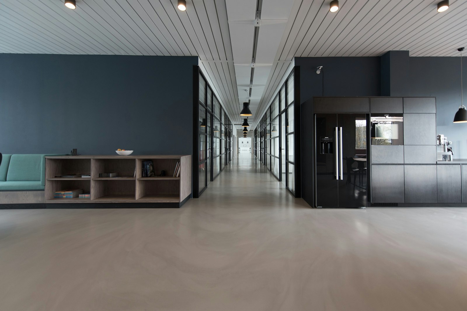 Modern office workspace